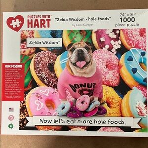 🧩 1000 piece Hart “Zelda Wisdom - hole foods”. Super cute and fun! Complete.